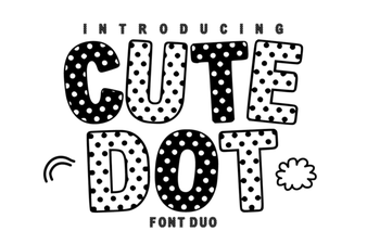 Cute Dot Duo Font for Unique Designs and Projects
