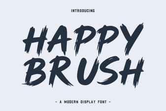 Happy Brush Font: Bring Playful Creativity to Your Projects