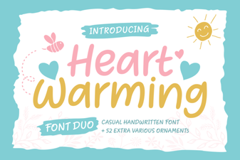 Heartwarming Fonts for Personal Projects & Design